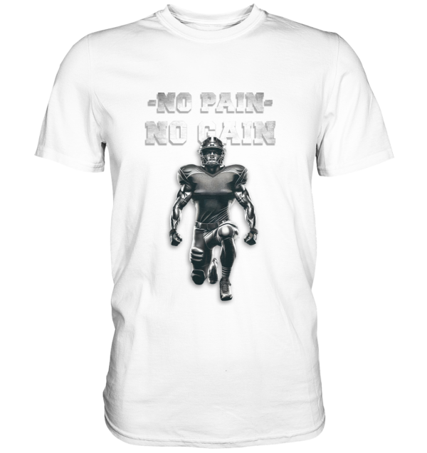 No Pain No Gain Metal - Classic Shirt - Amfoo Shop