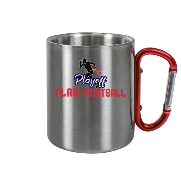 Playoff Flag Football Men red - Edelstahl Tasse - Amfoo Shop