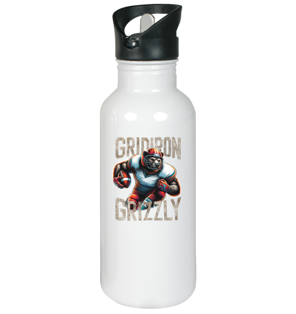 Gridiron Grizzly - Edelstahl-Trinkflasche - Amfoo Shop