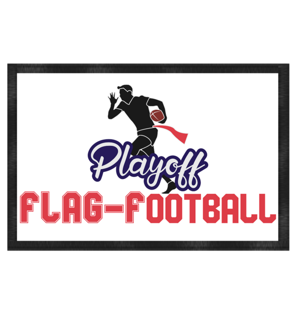 Playoff Flag Football Men red - Fußmatte 60x40cm - Amfoo Shop