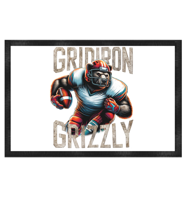 Gridiron Grizzly - Fußmatte 60x40cm - Amfoo Shop