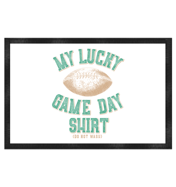 My Lucky Game Day Shirt - Fußmatte 60x40cm - Amfoo Shop