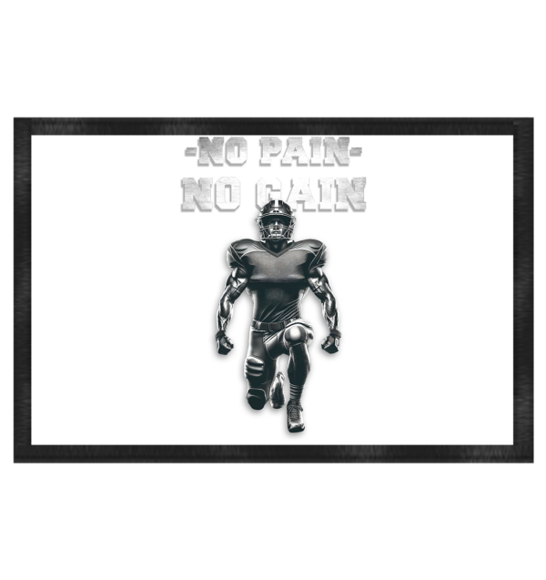 No Pain No Gain Metal - Fußmatte 60x40cm - Amfoo Shop