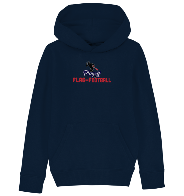 Playoff Flag Football Men red - Kids Organic Hoodie - Amfoo Shop