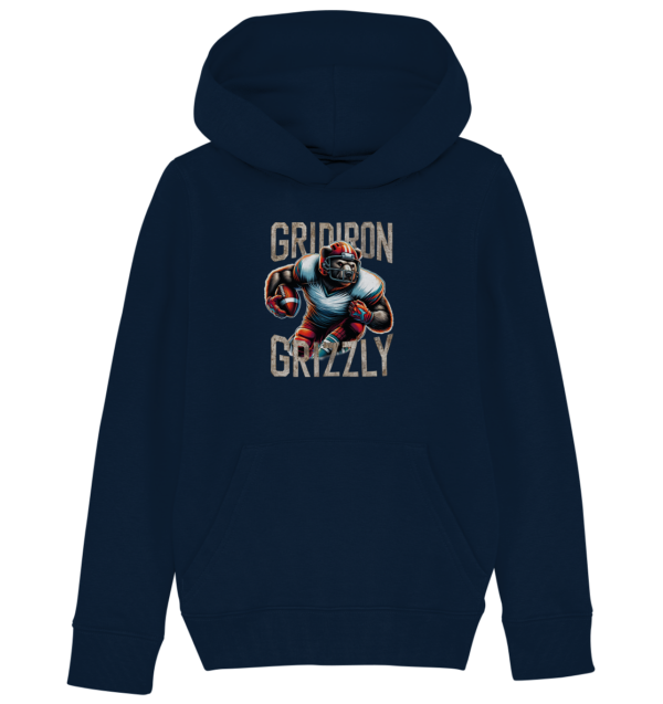 Gridiron Grizzly - Kids Organic Hoodie - Amfoo Shop