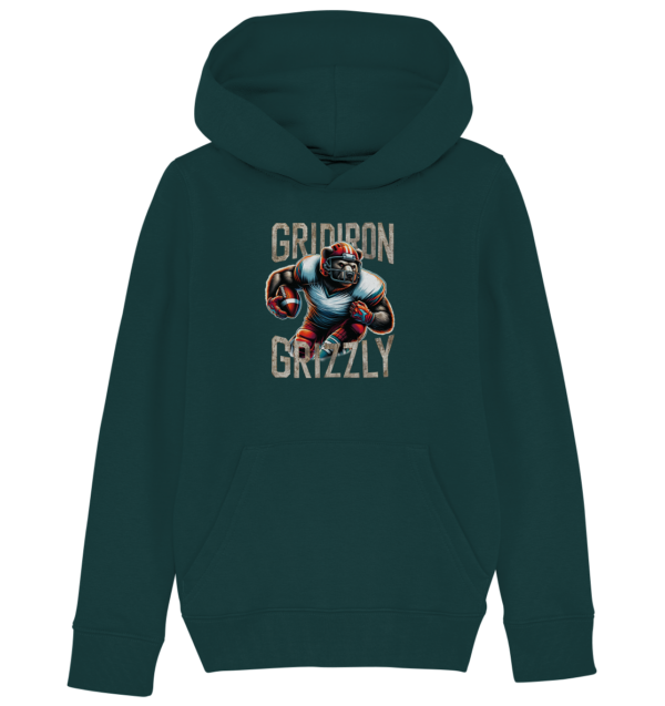 Gridiron Grizzly - Kids Organic Hoodie - Amfoo Shop