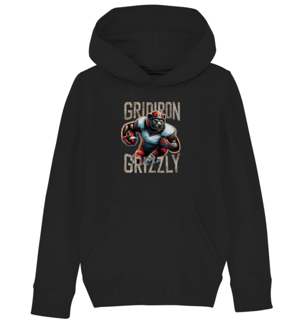 Gridiron Grizzly - Kids Organic Hoodie - Amfoo Shop