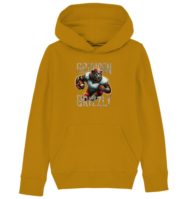 Gridiron Grizzly - Kids Organic Hoodie - Amfoo Shop