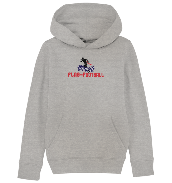 Playoff Flag Football Men red - Kids Organic Hoodie - Amfoo Shop