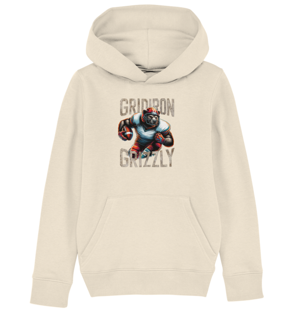 Gridiron Grizzly - Kids Organic Hoodie - Amfoo Shop