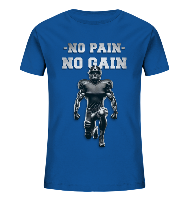 No Pain No Gain Metal - Kids Organic Shirt - Amfoo Shop