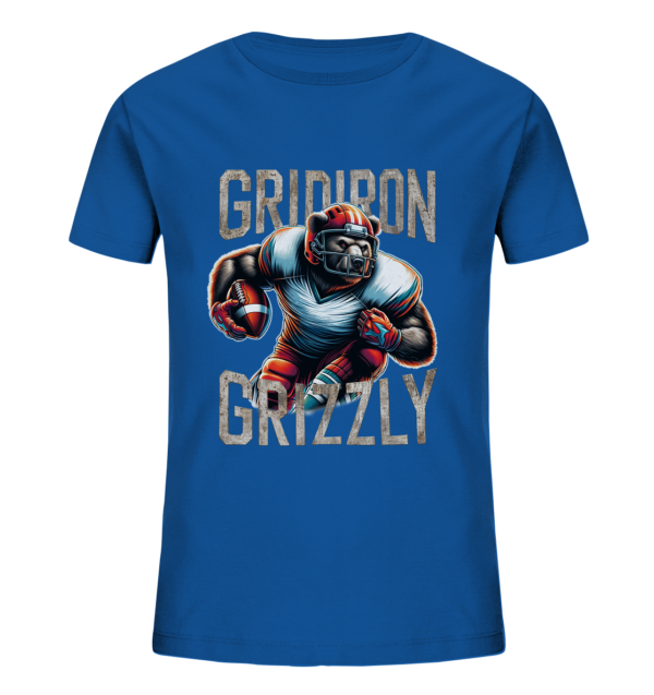 Gridiron Grizzly - Kids Organic Shirt - Amfoo Shop