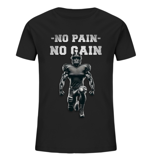 No Pain No Gain Metal - Kids Organic Shirt - Amfoo Shop