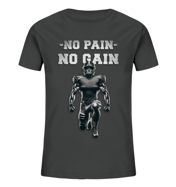 No Pain No Gain Metal - Kids Organic Shirt - Amfoo Shop