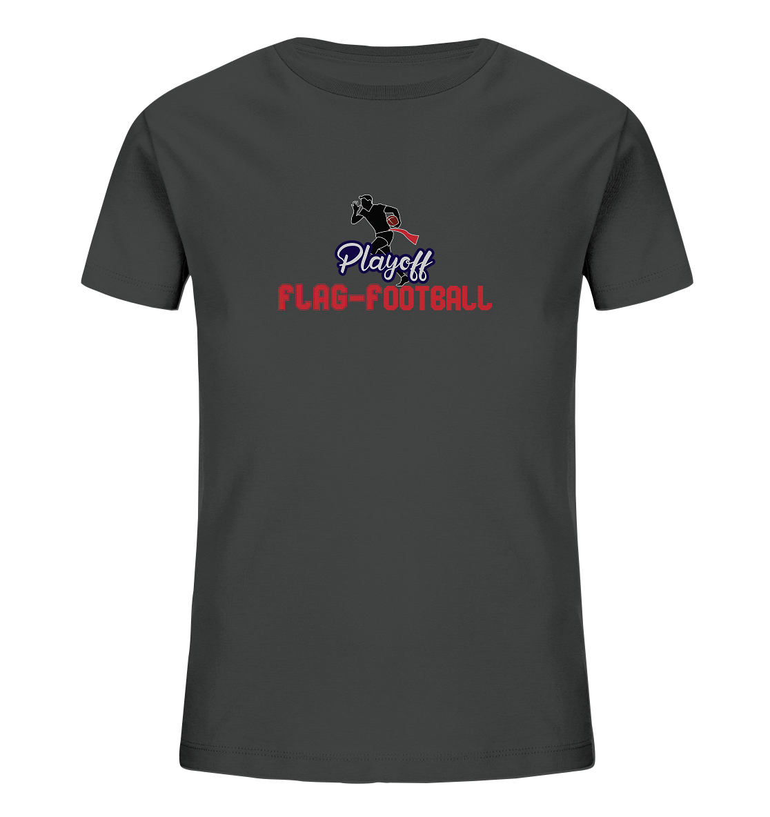 Playoff Flag Football Men red - Kids Organic Shirt - Amfoo Shop