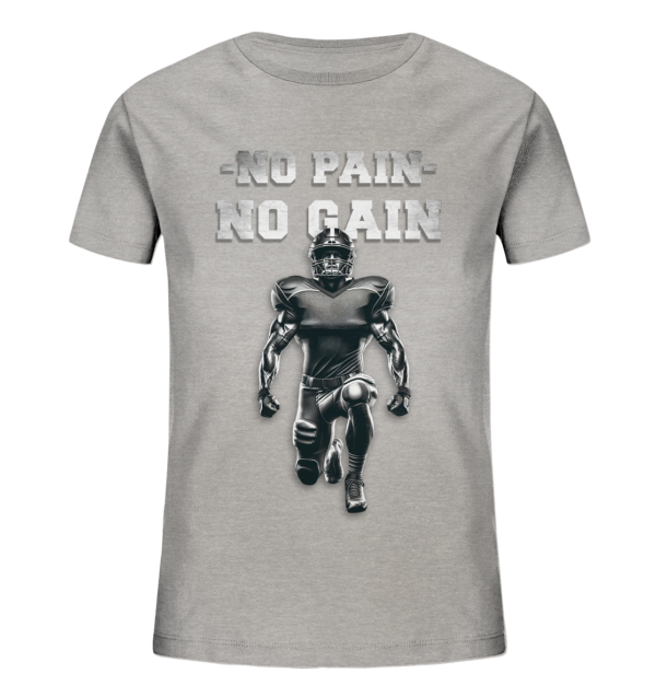 No Pain No Gain Metal - Kids Organic Shirt - Amfoo Shop