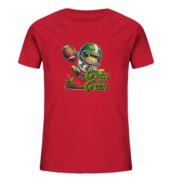 Green Frog- Kids Organic Shirt - Amfoo Shop