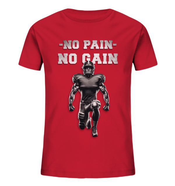 No Pain No Gain Metal - Kids Organic Shirt - Amfoo Shop