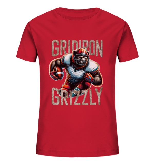 Gridiron Grizzly - Kids Organic Shirt - Amfoo Shop