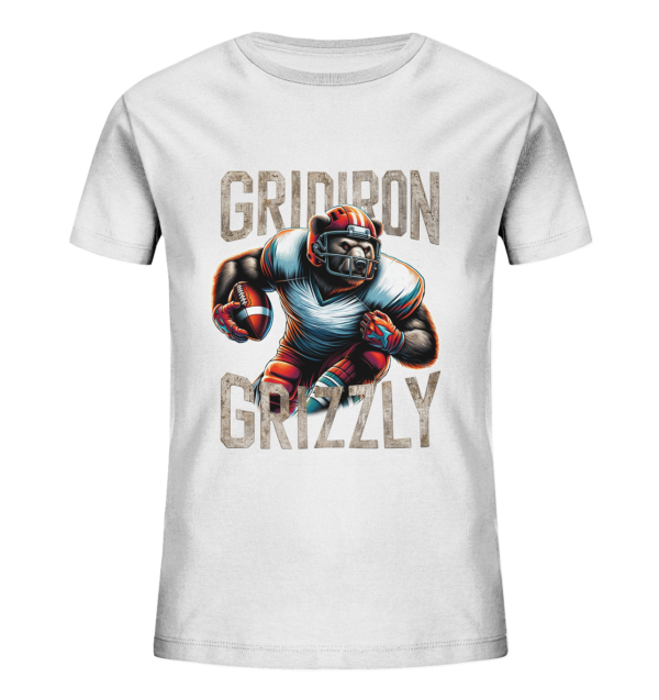 Gridiron Grizzly - Kids Organic Shirt - Amfoo Shop