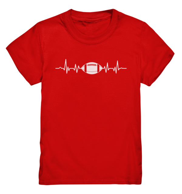 Football Heartbeat - Kids Premium Shirt - Amfoo Shop