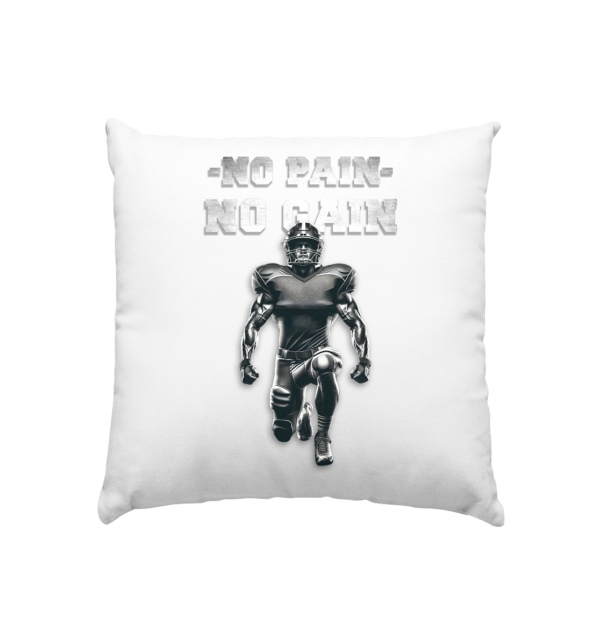 No Pain No Gain Metal - Kissen 40x40cm - Amfoo Shop