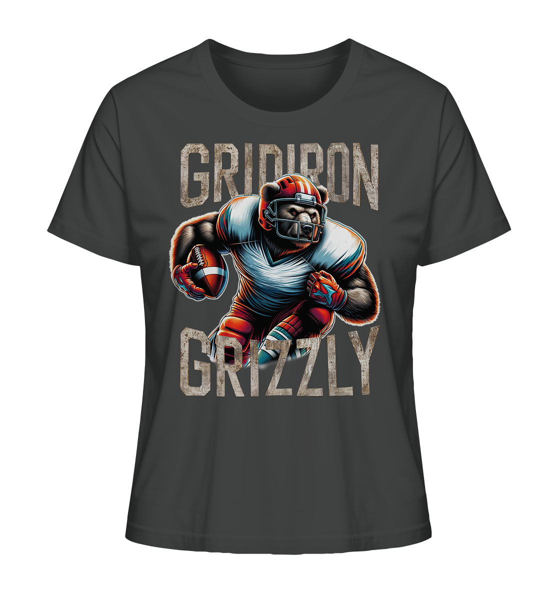 Gridiron Grizzly - Ladies Organic Shirt - Amfoo Shop