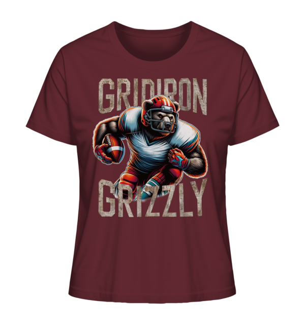 Gridiron Grizzly - Ladies Organic Shirt - Amfoo Shop