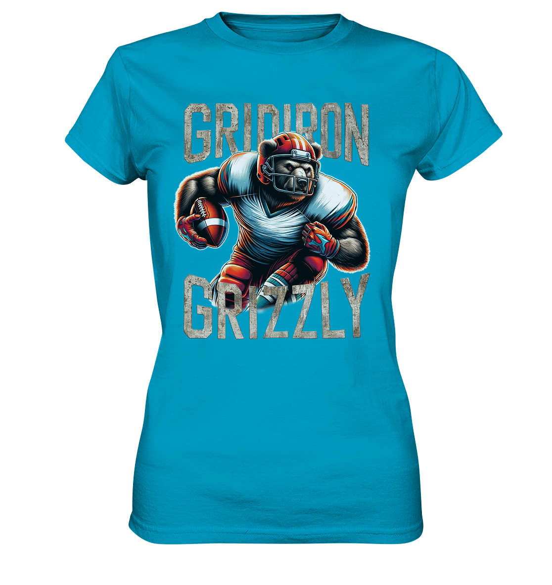 Gridiron Grizzly - Ladies Premium Shirt - Amfoo Shop