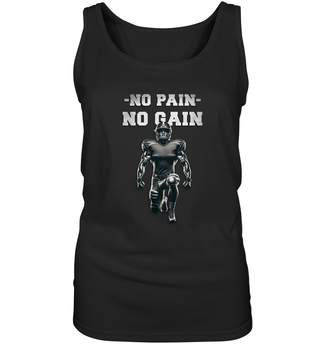 No Pain No Gain Metal - Ladies Tank-Top - Amfoo Shop