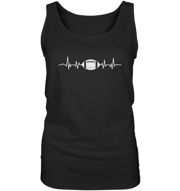 Football Heartbeat - Ladies Tank-Top - Amfoo Shop