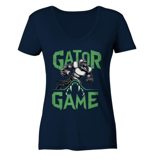 Gator Game - Ladies V-Neck Shirt - Amfoo Shop