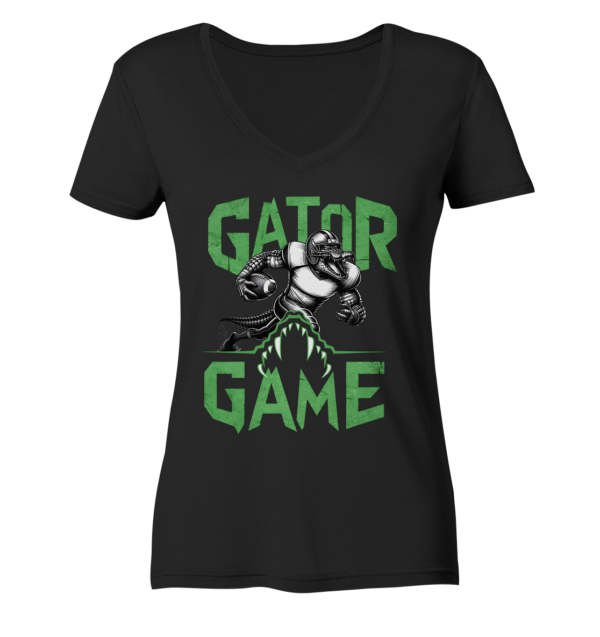 Gator Game - Ladies V-Neck Shirt - Amfoo Shop