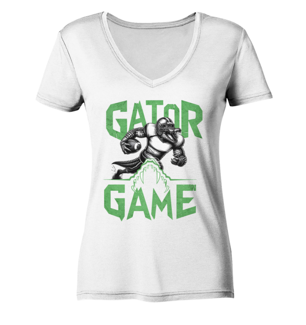 Gator Game - Ladies V-Neck Shirt - Amfoo Shop