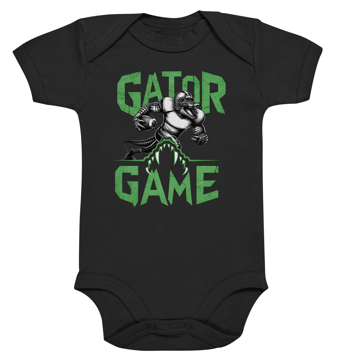 Gator Game - Organic Baby Bodysuite - Amfoo Shop