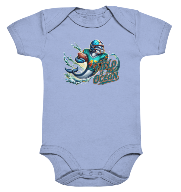 Dolphin - Organic Baby Bodysuite - Amfoo Shop