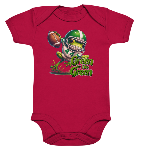 Green Frog- Organic Baby Bodysuite - Amfoo Shop