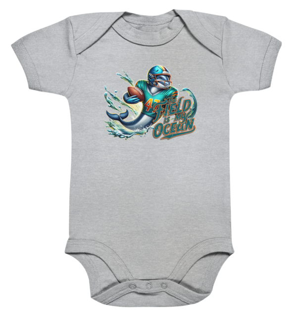 Dolphin - Organic Baby Bodysuite - Amfoo Shop