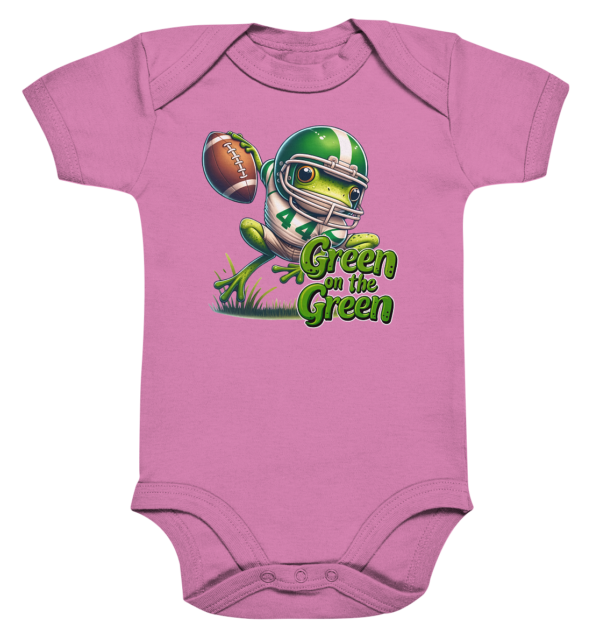 Green Frog- Organic Baby Bodysuite - Amfoo Shop