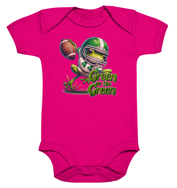 Green Frog- Organic Baby Bodysuite - Amfoo Shop