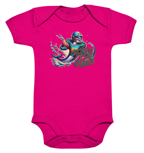 Dolphin - Organic Baby Bodysuite - Amfoo Shop