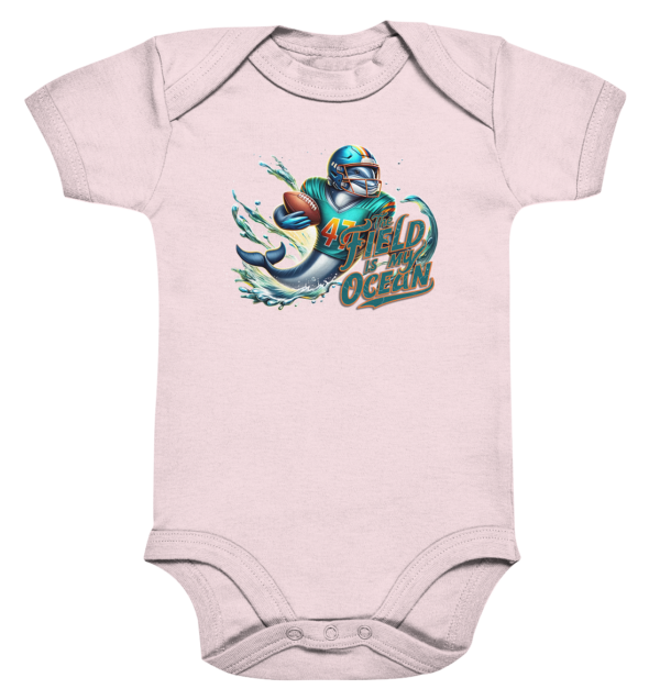 Dolphin - Organic Baby Bodysuite - Amfoo Shop