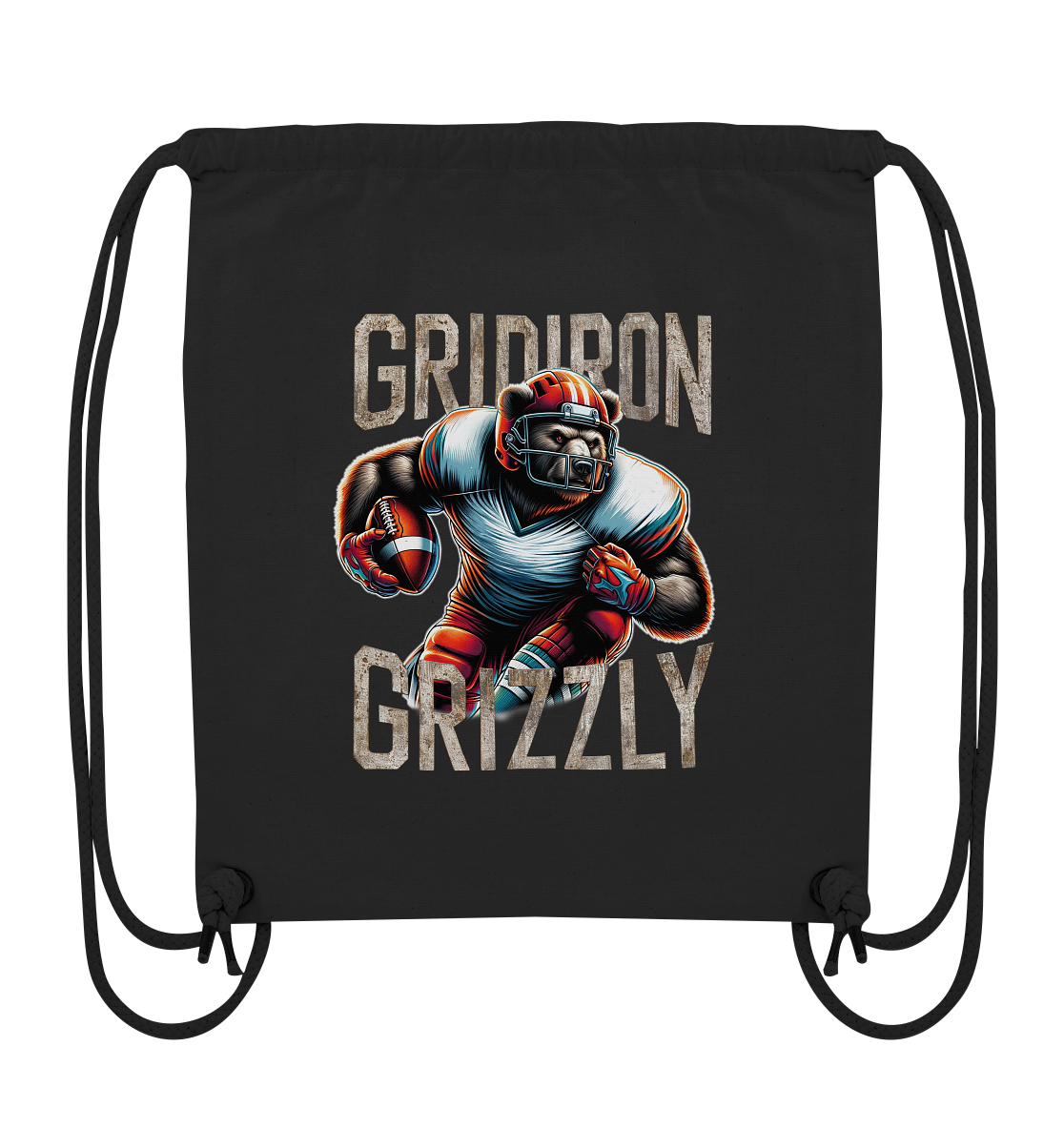 Gridiron Grizzly - Organic Gym-Bag - Amfoo Shop