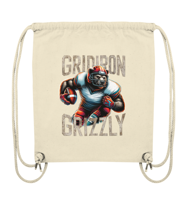 Gridiron Grizzly - Organic Gym-Bag - Amfoo Shop