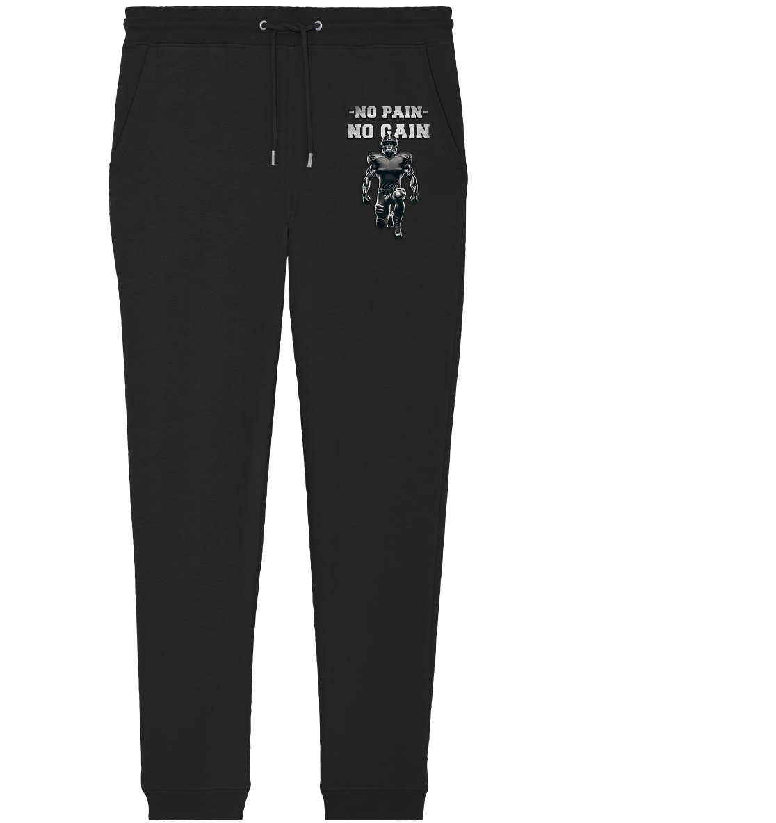 No Pain No Gain Metal - Organic Jogger Pants - Amfoo Shop