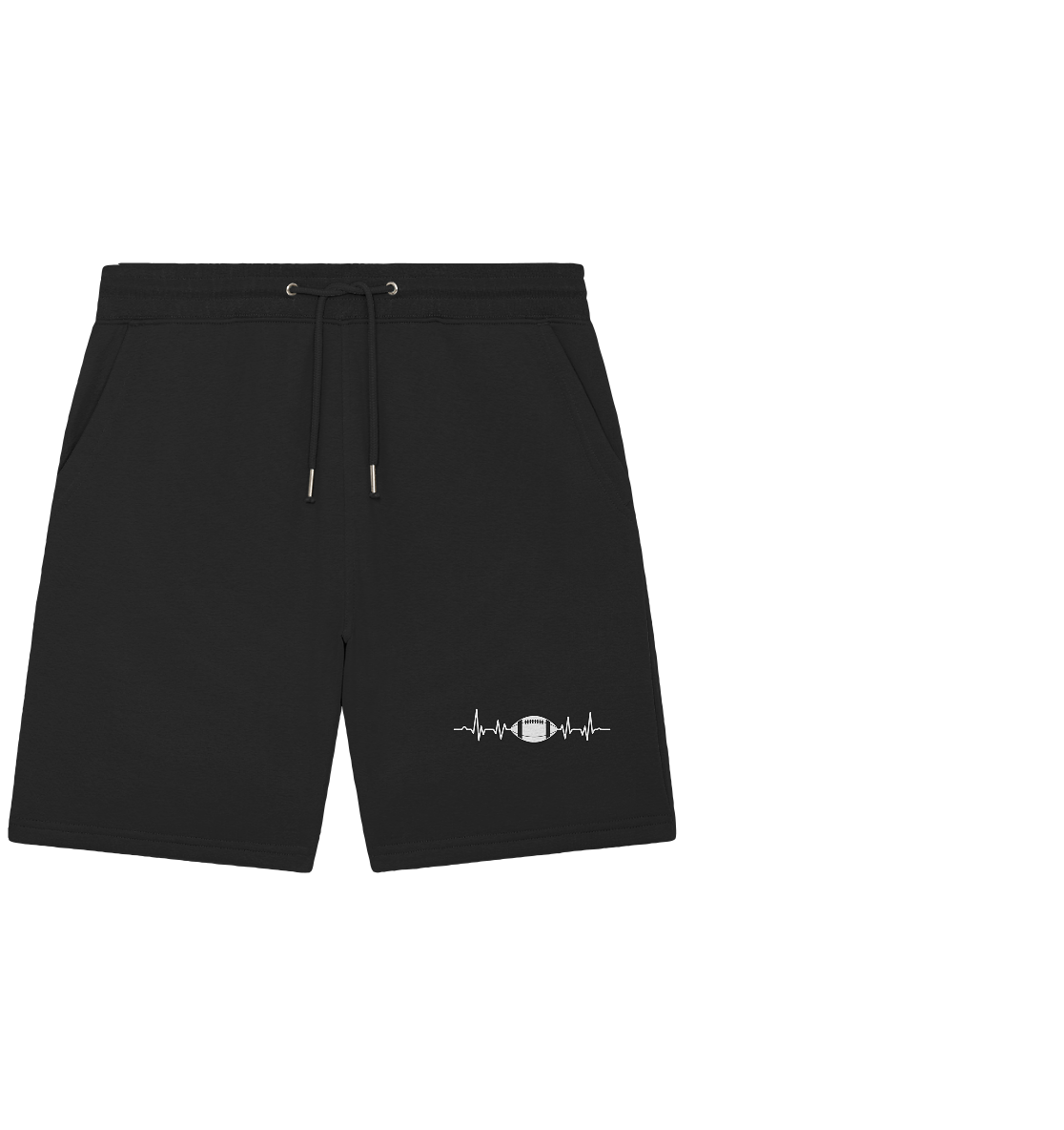 Football Heartbeat - Organic Jogger Shorts - Amfoo Shop