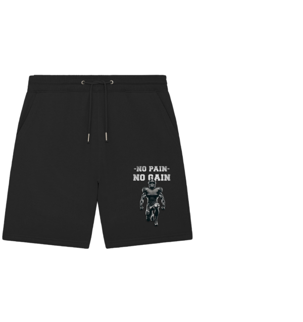 No Pain No Gain Metal - Organic Jogger Shorts - Amfoo Shop