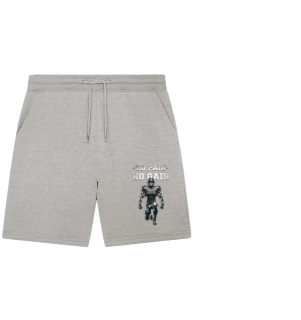 No Pain No Gain Metal - Organic Jogger Shorts - Amfoo Shop