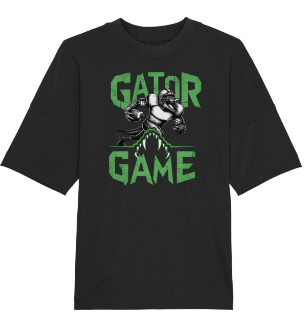 Gator Game - Organic Oversize Shirt - Amfoo Shop