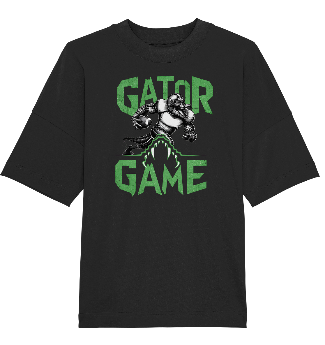 Gator Game - Organic Oversize Shirt - Amfoo Shop